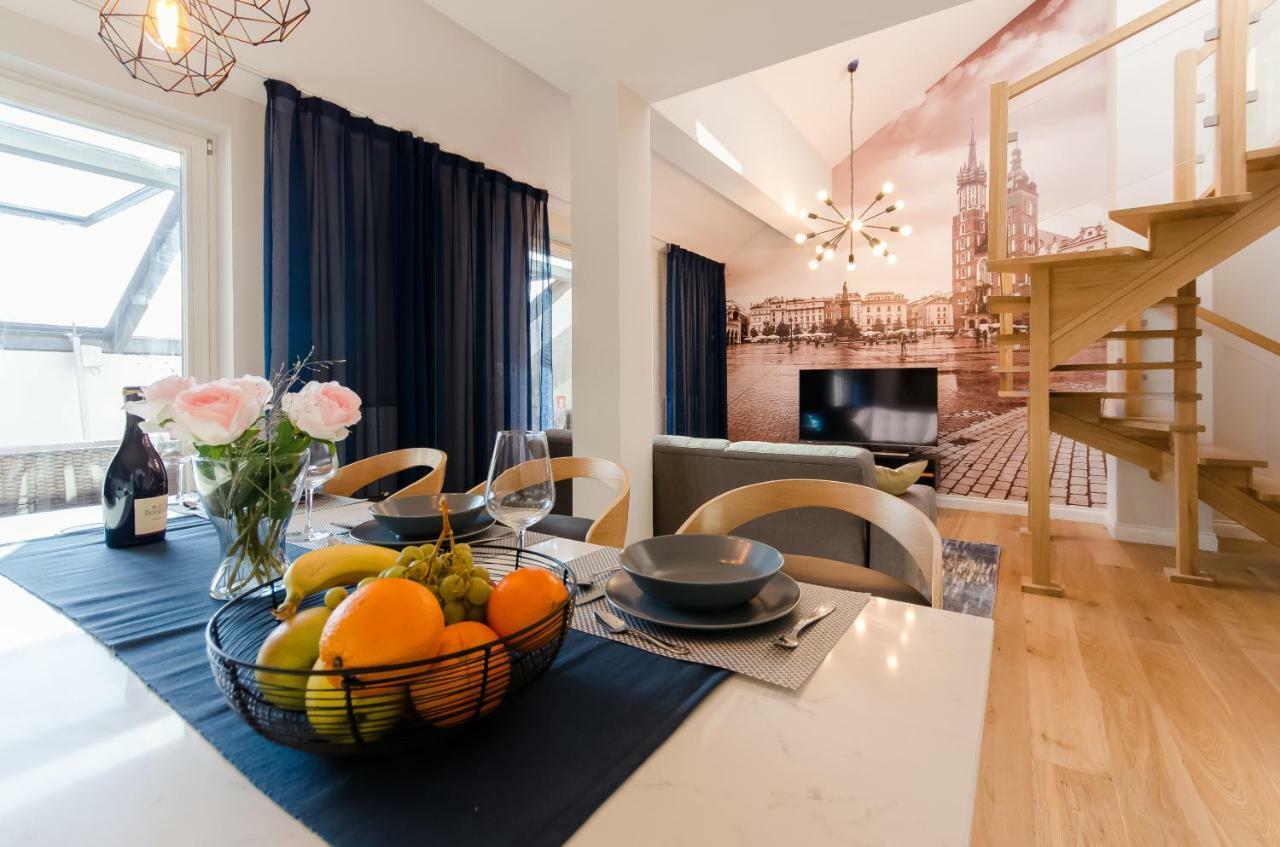 Kazimierz Penthouse With Private Terrace Daire Krakow Dış mekan fotoğraf