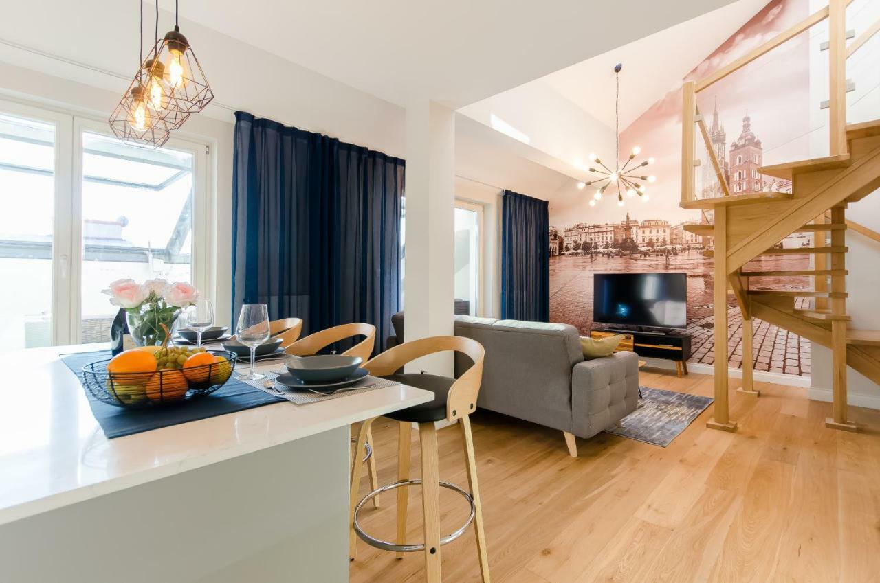 Kazimierz Penthouse With Private Terrace Daire Krakow Dış mekan fotoğraf