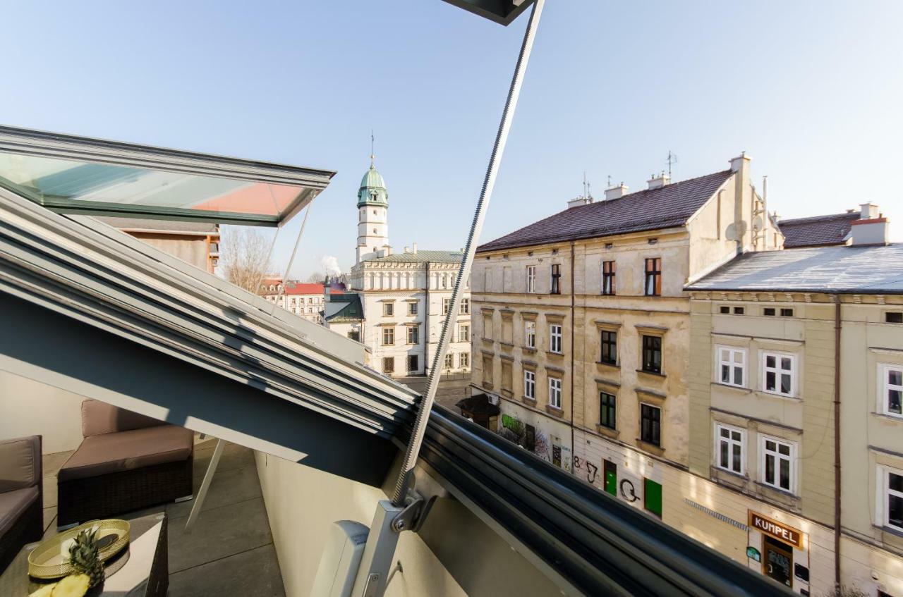 Kazimierz Penthouse With Private Terrace Daire Krakow Dış mekan fotoğraf