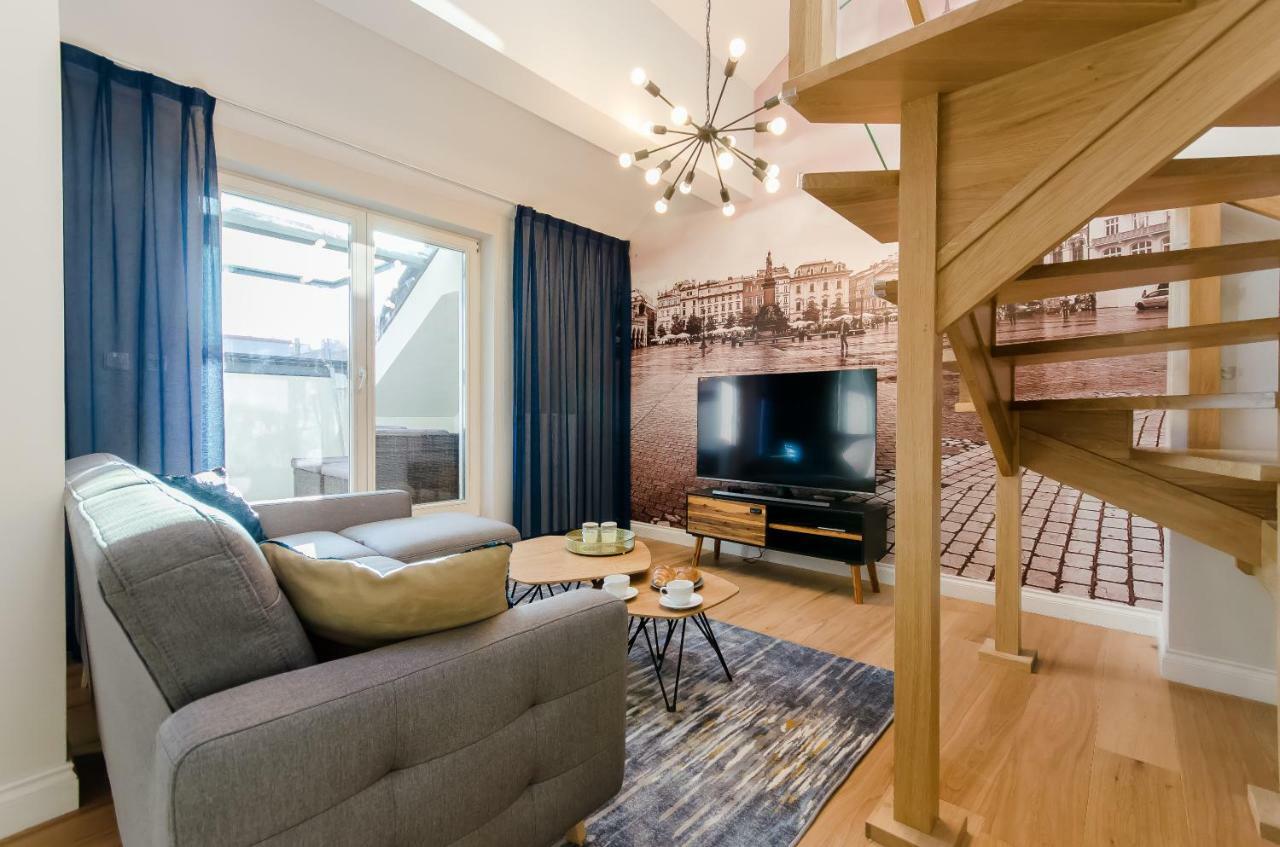 Kazimierz Penthouse With Private Terrace Daire Krakow Dış mekan fotoğraf